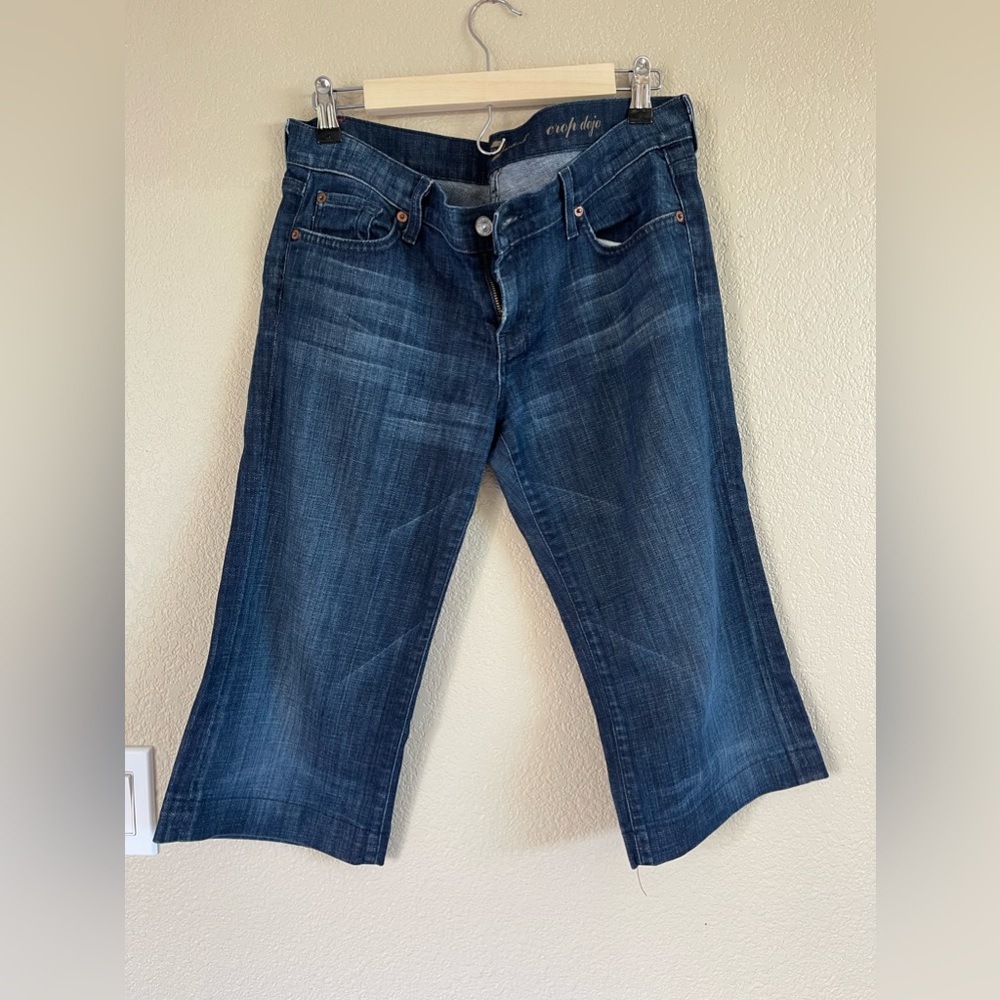 7 for all Mankind Crop Dojo Jeans Size 29